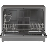 Candy Table Top Dishwasher CP 6E51LS, Width 55 cm, Energy class E, Silver / CP6E51LS