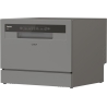 Candy Table Top Dishwasher CP 6E51LS, Width 55 cm, Energy class E, Silver / CP6E51LS