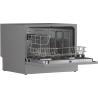 Candy Table Top Dishwasher CP 6E51LS, Width 55 cm, Energy class E, Silver / CP6E51LS