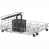 Candy Table Top Dishwasher CP 6E51LS, Width 55 cm, Energy class E, Silver / CP6E51LS