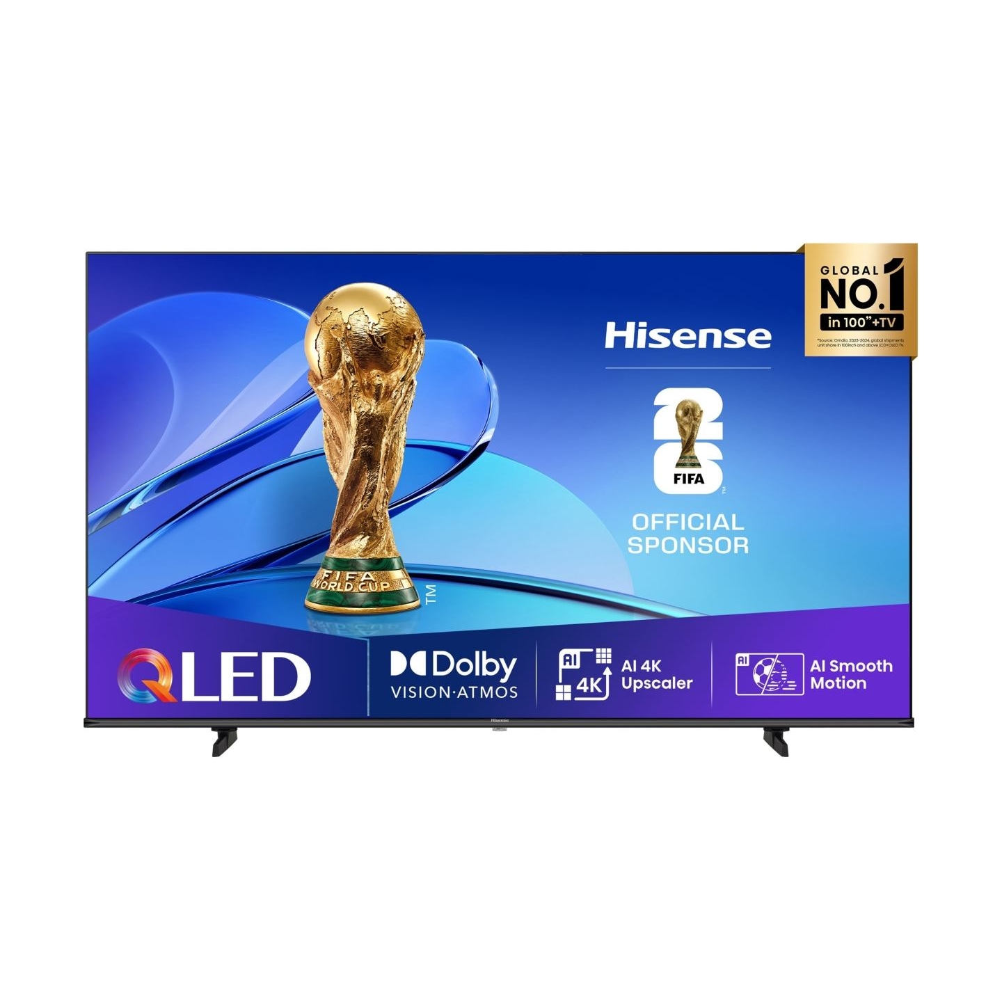 Hisense UHD QLED Smart TV | 55E7Q | 55" | Smart TV | VIDAA OS | UHD | Black