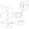 Candy Microwave oven | CA38FL7N20WXB | Built-in | 20 L | 750 W | Grill | Black