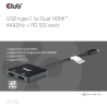 Club3D I/O HUB USB-C TO HDMI 2PORT/MST CSV-1558 CLUB3D