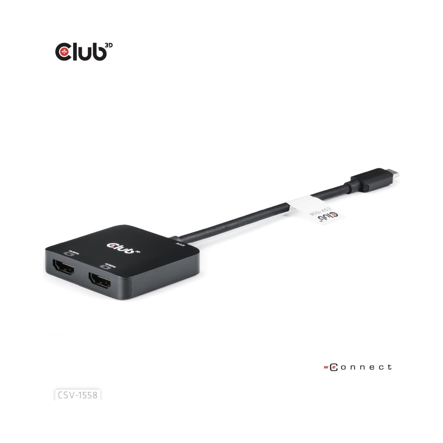 Club3D I/O HUB USB-C TO HDMI 2PORT/MST CSV-1558 CLUB3D