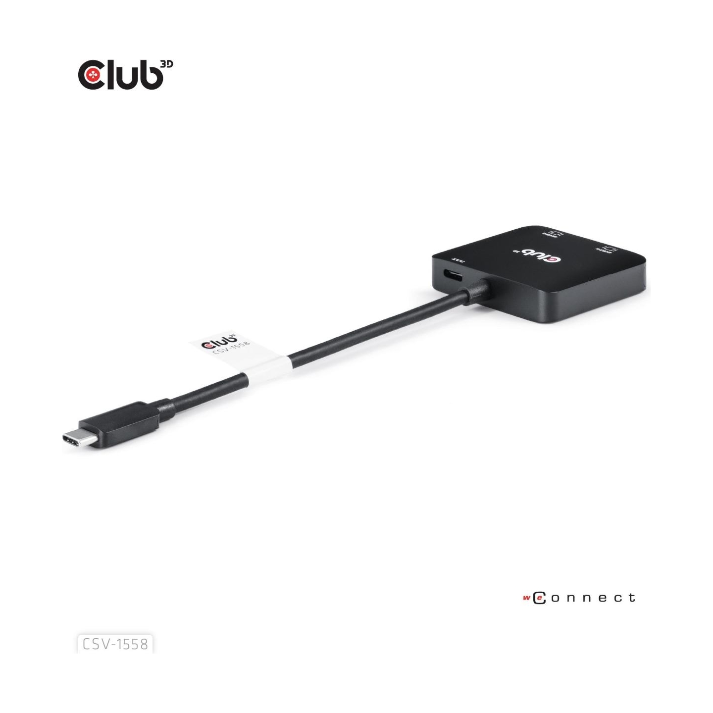 Club3D I/O HUB USB-C TO HDMI 2PORT/MST CSV-1558 CLUB3D