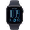 Apple Smartwatch Watch SE 3 GPS, 40mm Midnight Aluminium Case, Navy Sport Band - S/M