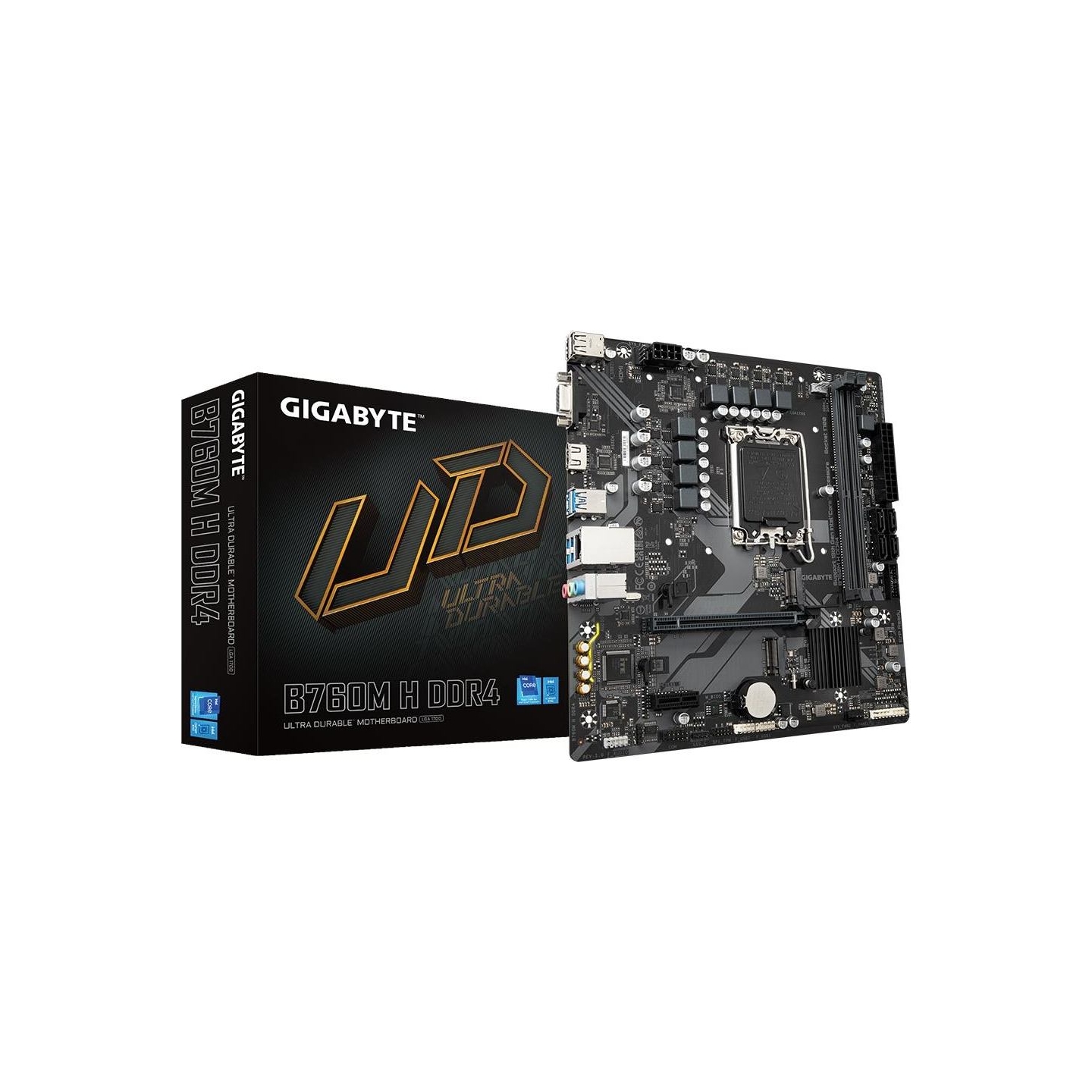Gigabyte B760M H DDR4 LGA1700 mATX MB