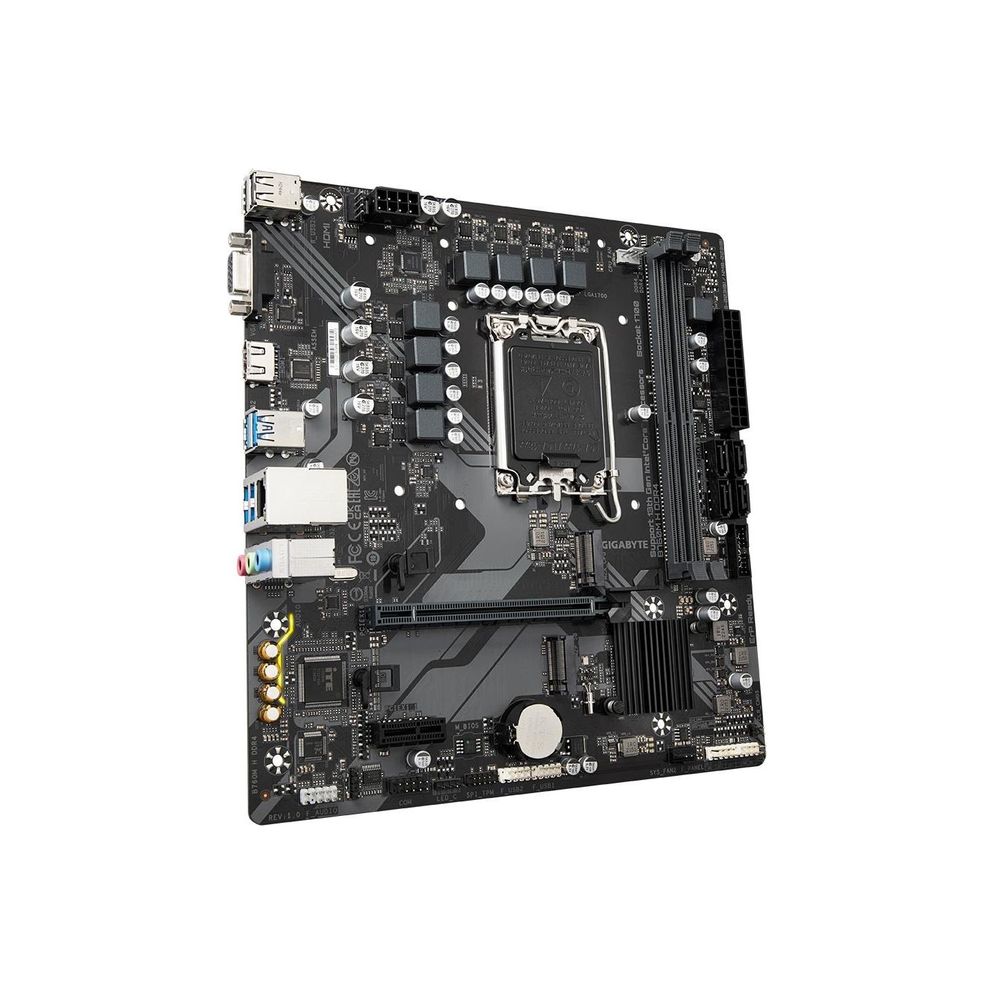 Gigabyte B760M H DDR4 LGA1700 mATX MB