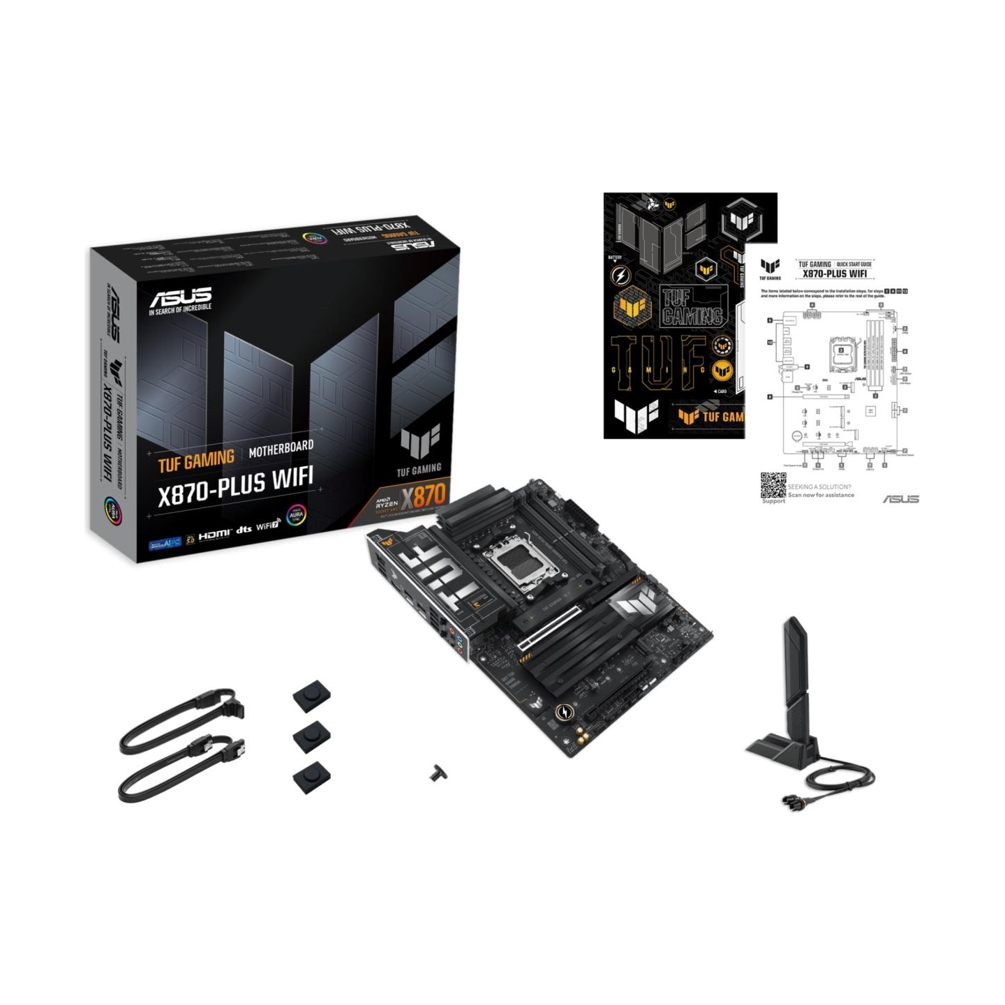 Asus Motherboard TUF GAMING X870-PLUS WI FI AM5 4DDR5 HDMI/USB-C