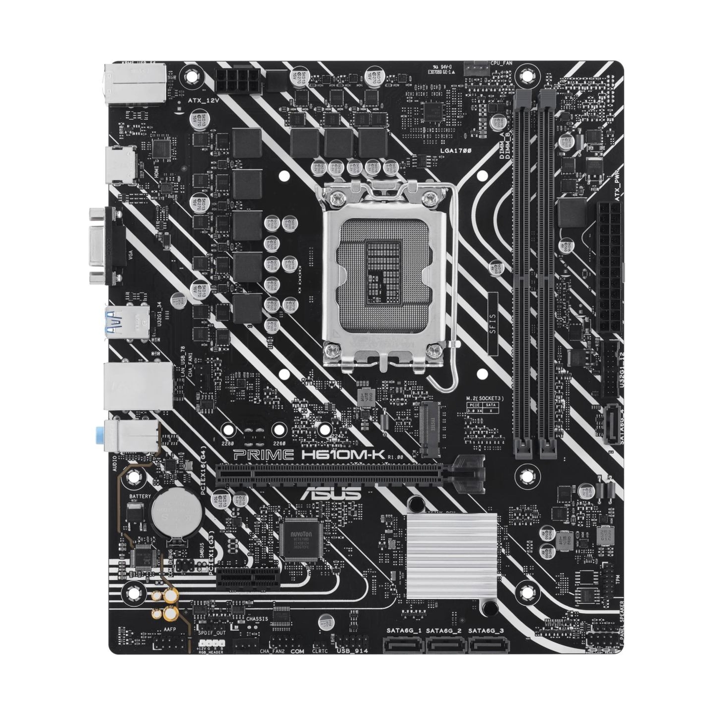 Asus Processor family Intel | Processor socket LGA1700 | DDR5 DIMM | Supported hard disk drive interfaces SATA, M.2 | Number of 