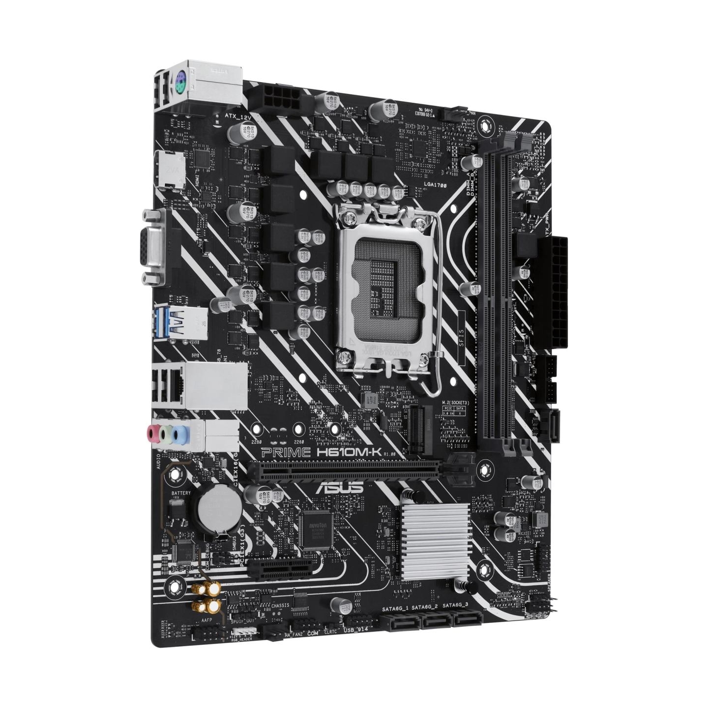 Asus Processor family Intel | Processor socket LGA1700 | DDR5 DIMM | Supported hard disk drive interfaces SATA, M.2 | Number of 