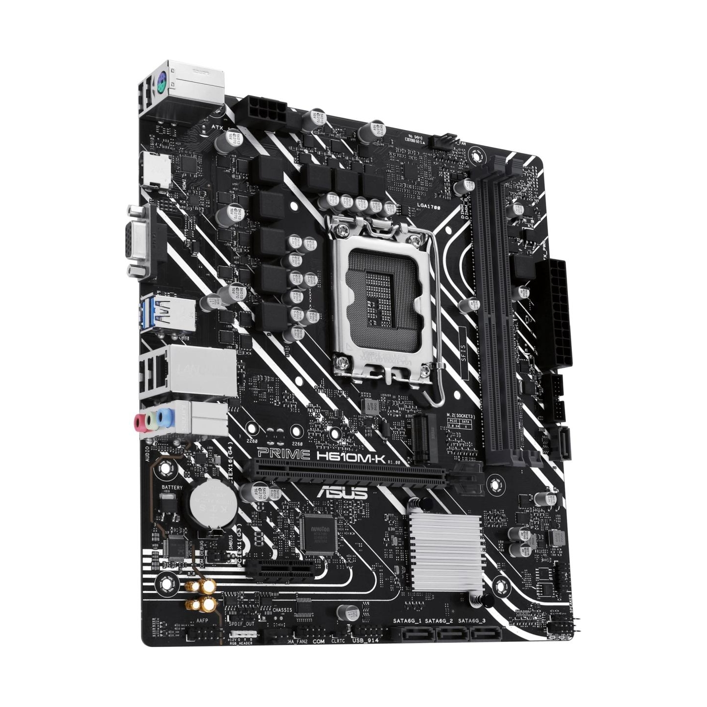 Asus Processor family Intel | Processor socket LGA1700 | DDR5 DIMM | Supported hard disk drive interfaces SATA, M.2 | Number of 