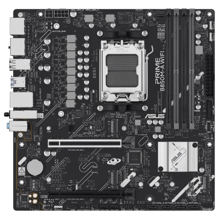 Asus PRIME B850M-A WIFI | Processor family AMD | Processor socket AM5 | DDR5 | Supported hard disk drive interfaces SATA, M.2 | 