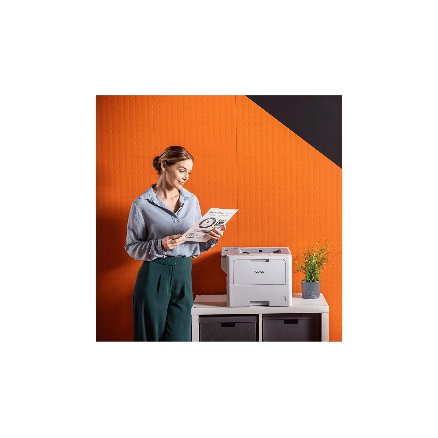 Brother HL-L6410DN | Mono | Laser | Printer | Wi-Fi | Maximum ISO A-series paper size A4 | Grey
