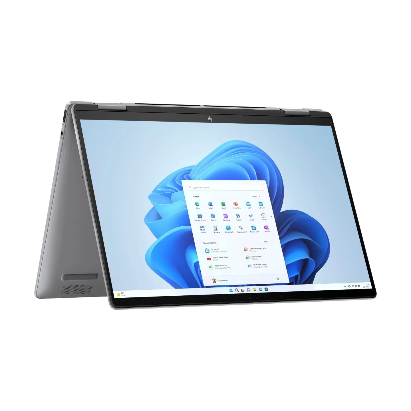 HP Envy x360 2-in-1 Laptop 14-fa0006ny - Ryzen 7-8840HS, 16GB, 512GB SSD, 14.0 WUXGA 300-nit Touch, IR webcam, Meteor Silver, Wi