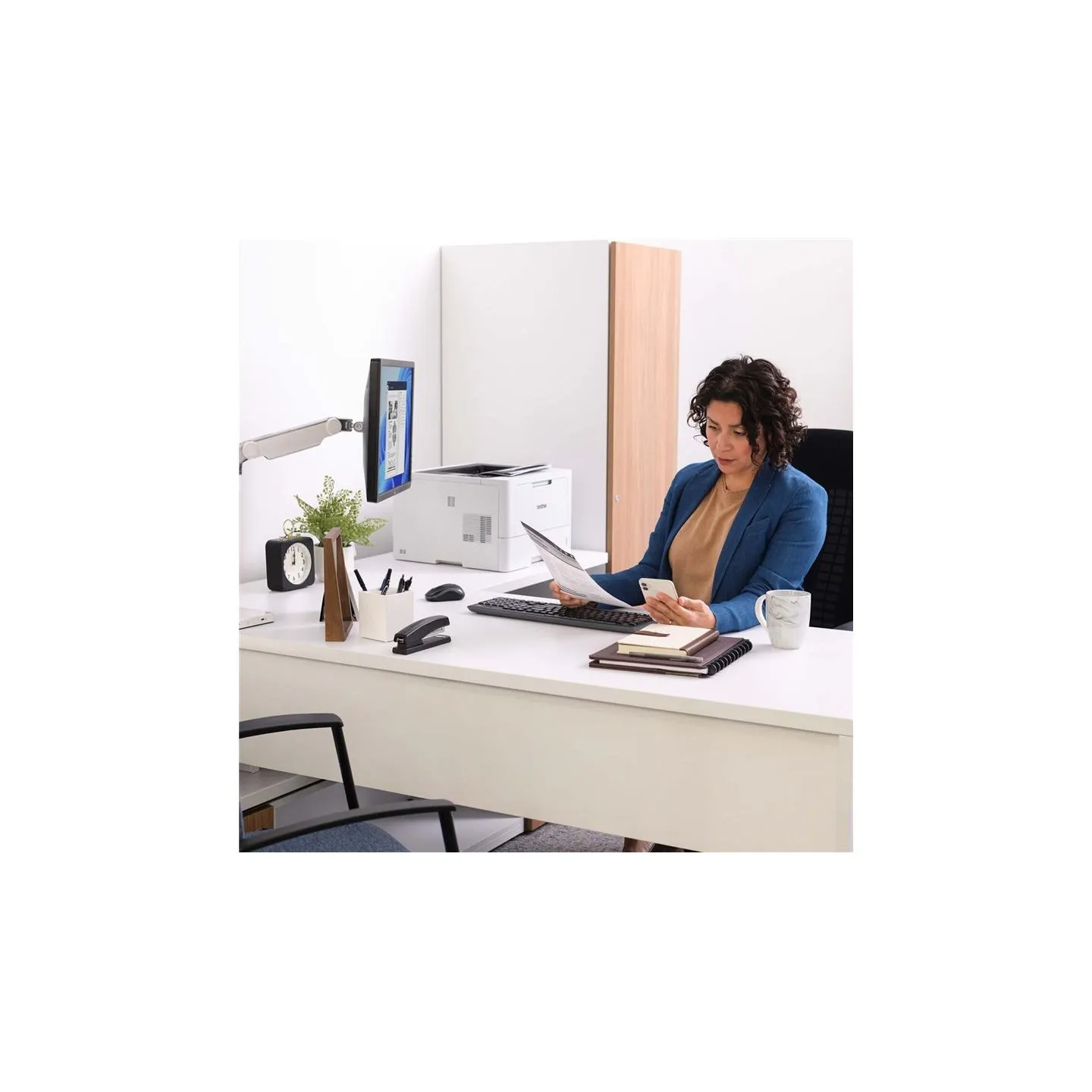 Brother HL-L5210DW | Mono | Laser | Printer | Wi-Fi | Maximum ISO A-series paper size A4 | Grey