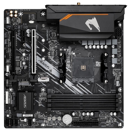 Gigabyte Mainboard|GIGABYTE|AMD B550|Socket AM4|micro ATX|RAM DDR4-SDRAM|4xSlots|Wi-Fi Yes|Bluetooth Yes|2xNumber of M.2 (M) slo