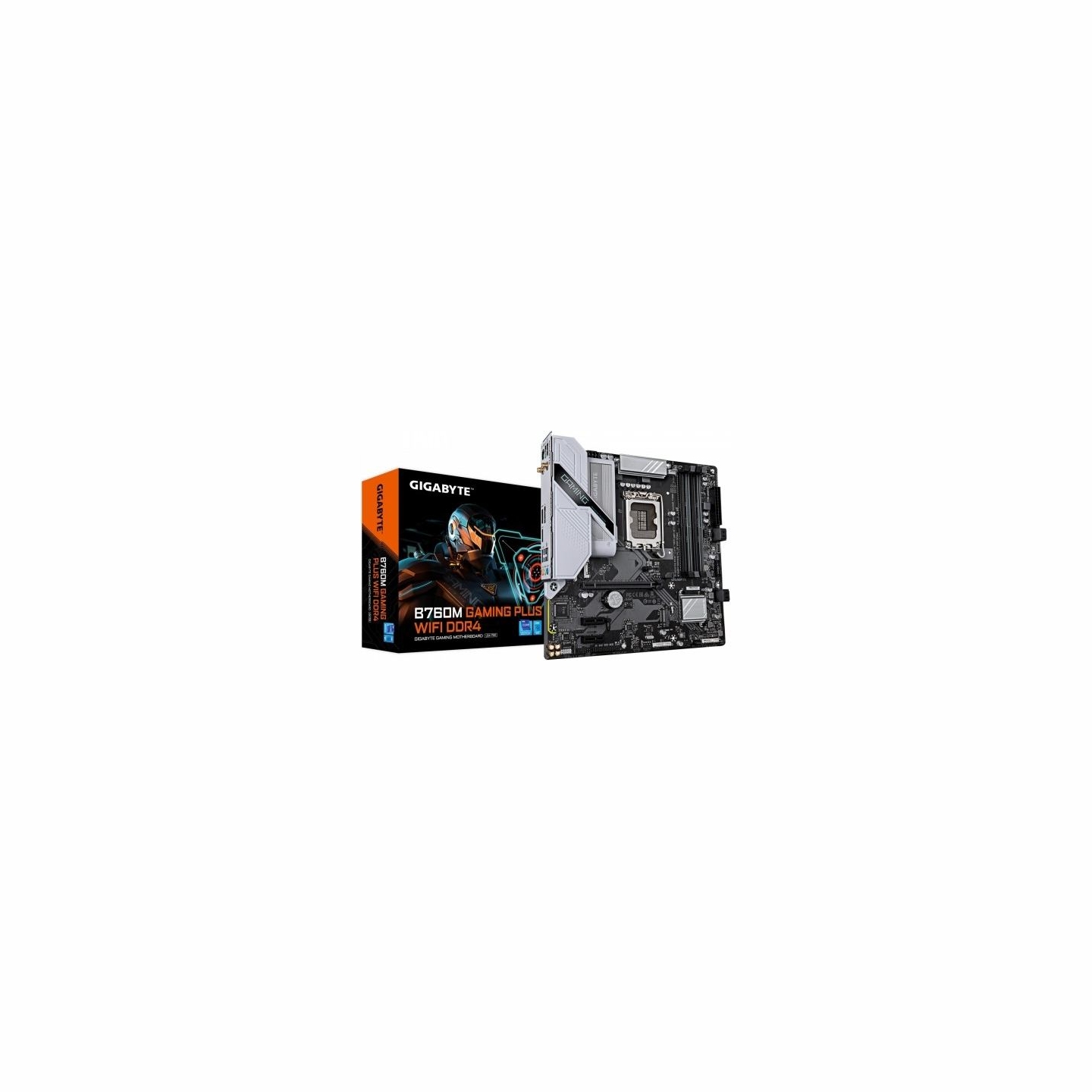 Gigabyte Mainboard|GIGABYTE|B760M GAMING PLUS WIFI DDR4 (REV. 1.1)|Intel B760|LGA 1700|micro ATX|RAM DDR4-SDRAM|4xSlots|Wi-Fi Ye