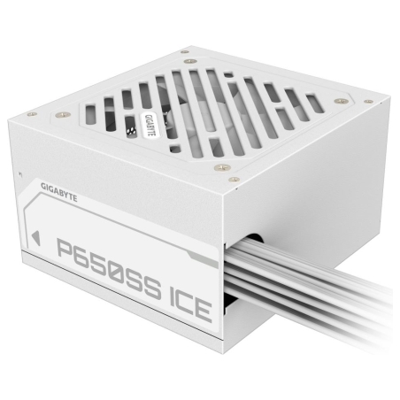 Gigabyte Power Supply|GIGABYTE|GP-P650SS ICE|650 Watts|Efficiency 80 PLUS SILVER|PFC Active|MTBF 100000 hours|GP-P650SSICE