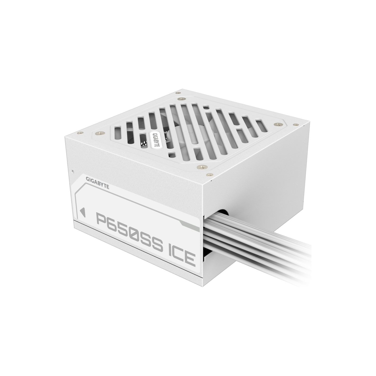 Gigabyte Power Supply|GIGABYTE|GP-P650SS ICE|650 Watts|Efficiency 80 PLUS SILVER|PFC Active|MTBF 100000 hours|GP-P650SSICE