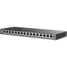 Tp-Link | etStream 16-Port Gigabit Smart Switch with 8-Port PoE+ | TL-SG2016P | Web managed | Desktop | Power supply type Extern