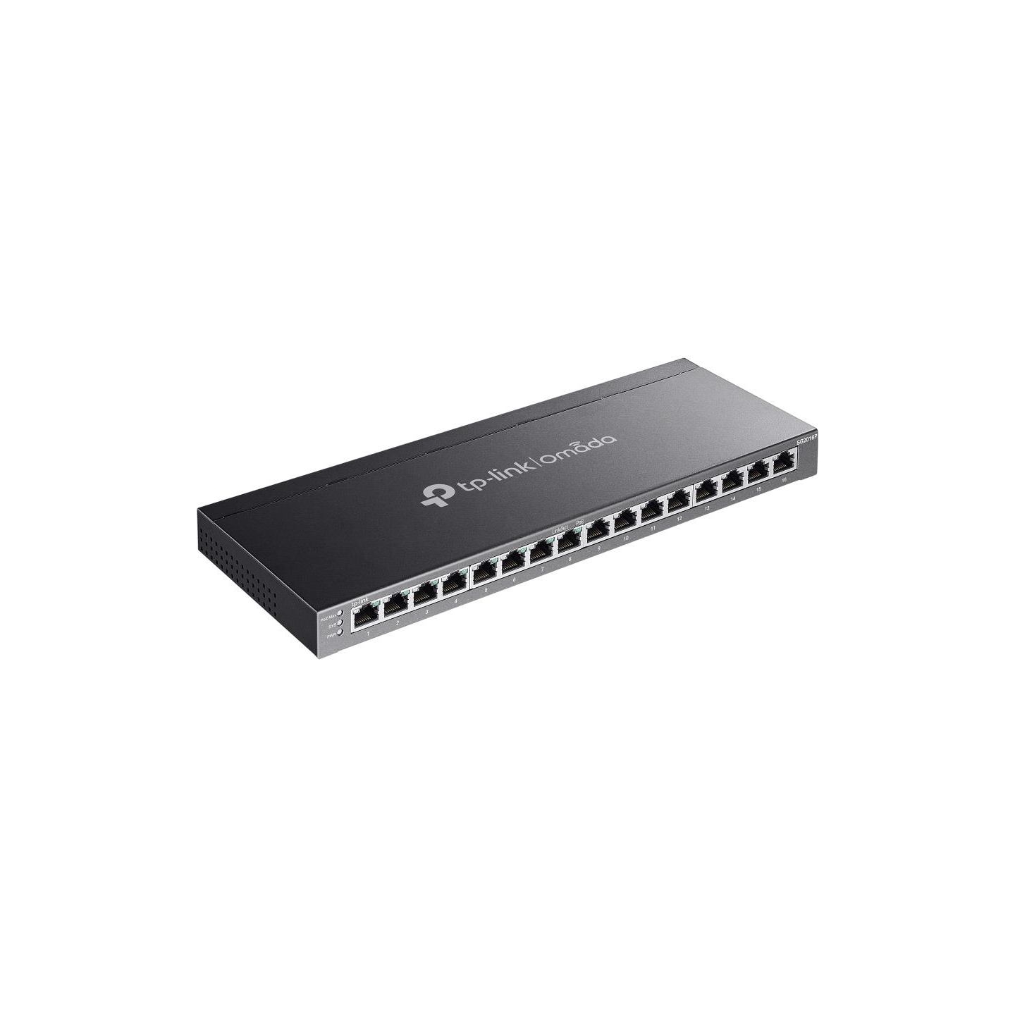 Tp-Link Switch SG2016P 16xGE (8xPoE+)