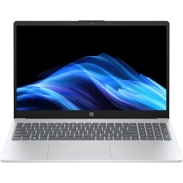 HP OmniBook 3 AI 15-fn0012ny - Ryzen AI 5 340, 16GB, 512B SSD, 15.6 FHD 300-nit AG, FPR, US keyboard, Glacier Silver, Win 11 Hom