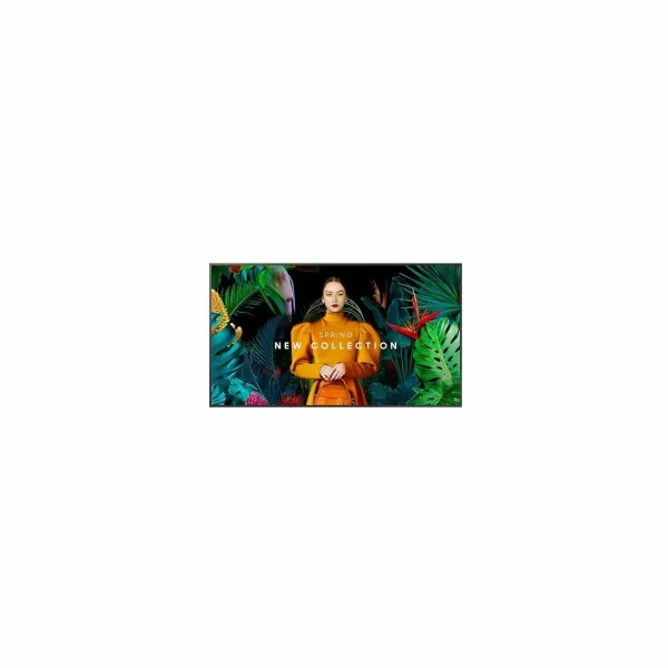 Samsung Professional monitor QB75C 75 inches Glossy 16h/7 350(cd/m2) 3840x2160 (UHD) S10 Player (Tizen 7) Wi-Fi/BT 3 years On-Si