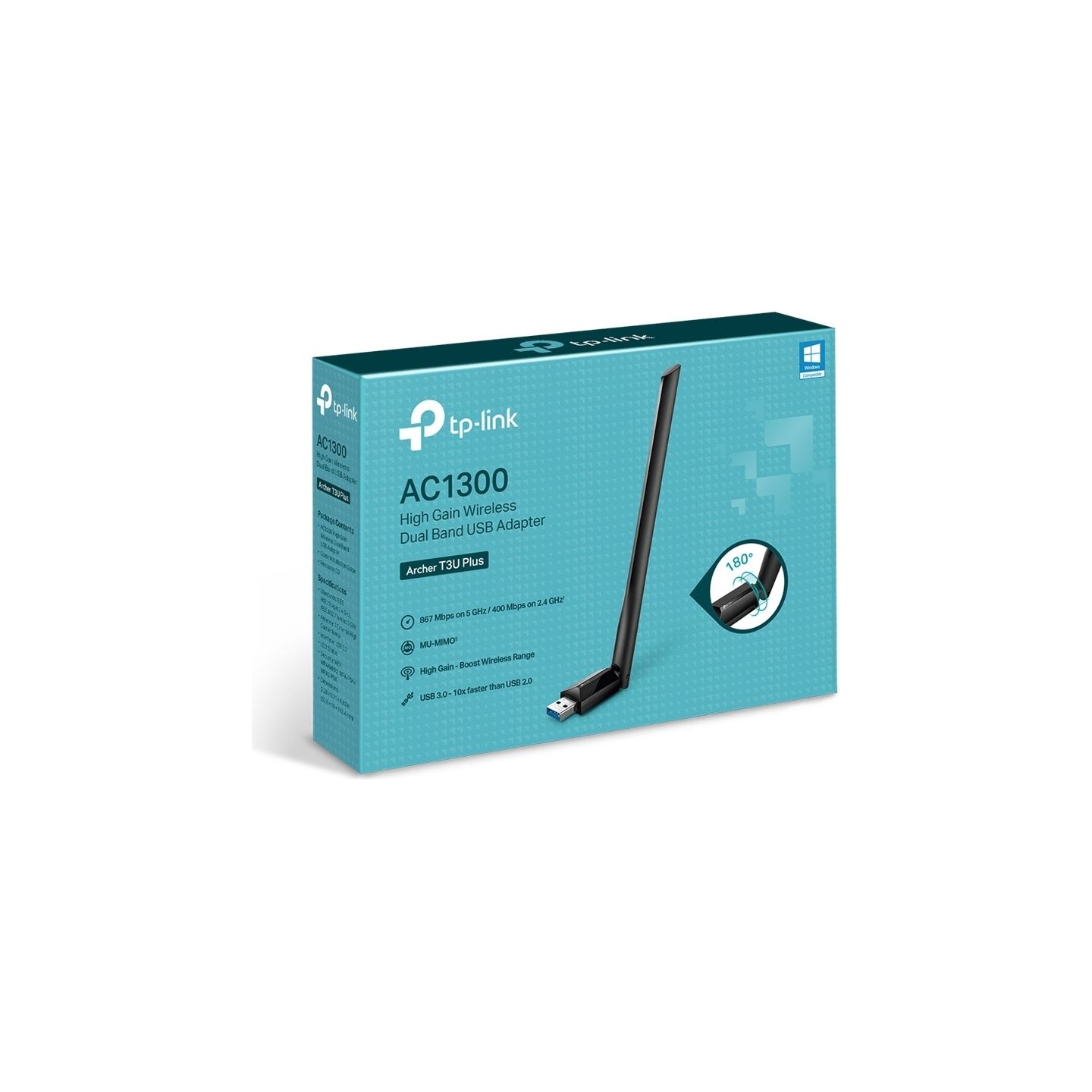 Tp-Link WRL ADAPTER 1300MBPS USB/ARCHER T3U PLUS TP-LINK