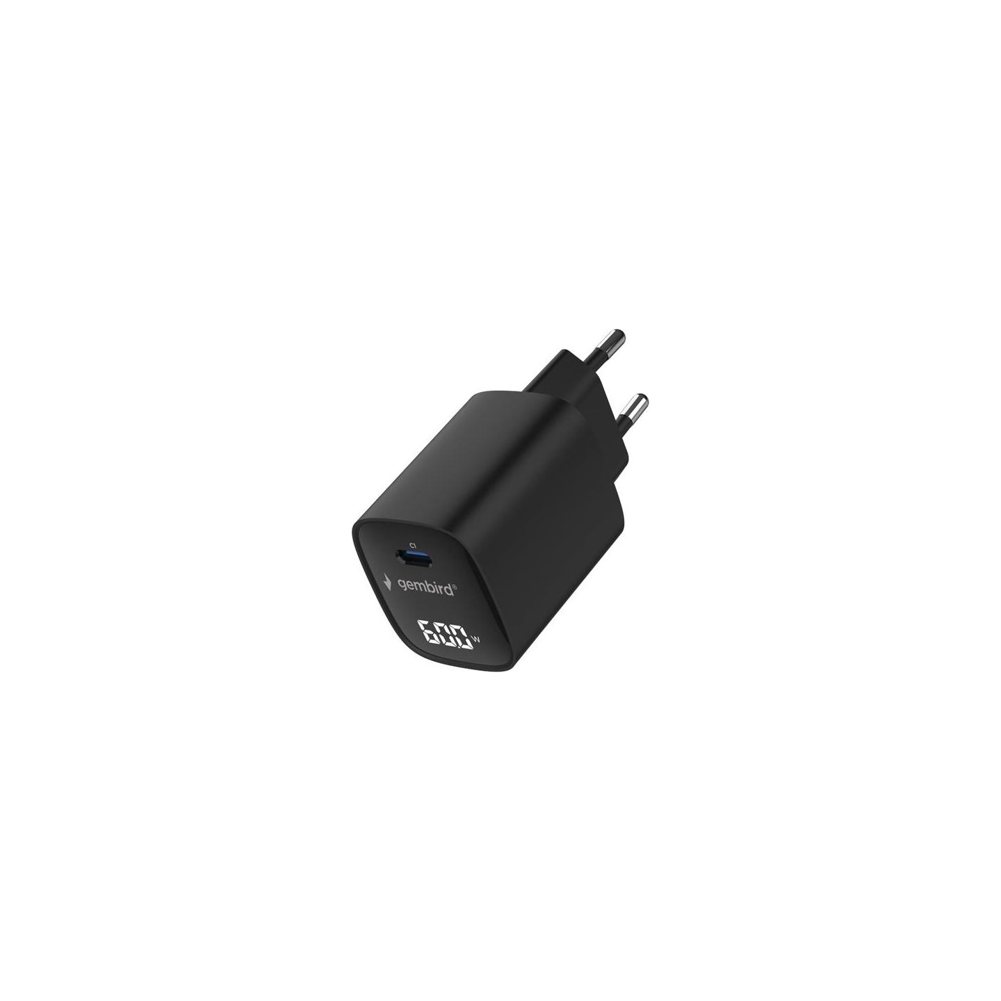 Gembird 60W USB Type-C fast charger, LCD | TA-UC-1C-PD60LCD-01-BK