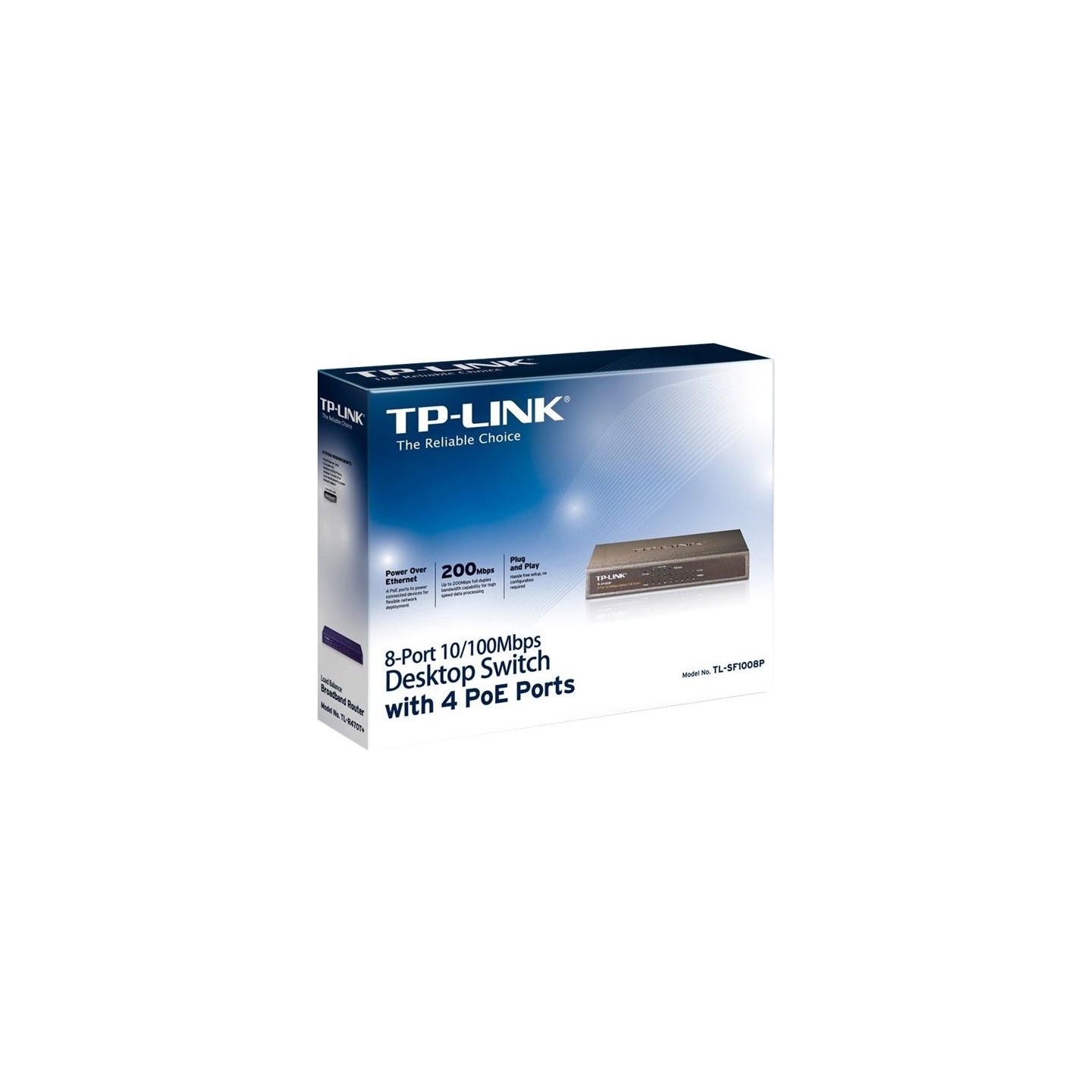 Tp-Link Switch|TP-LINK|8x10Base-T / 100Base-TX|TL-SF1008P