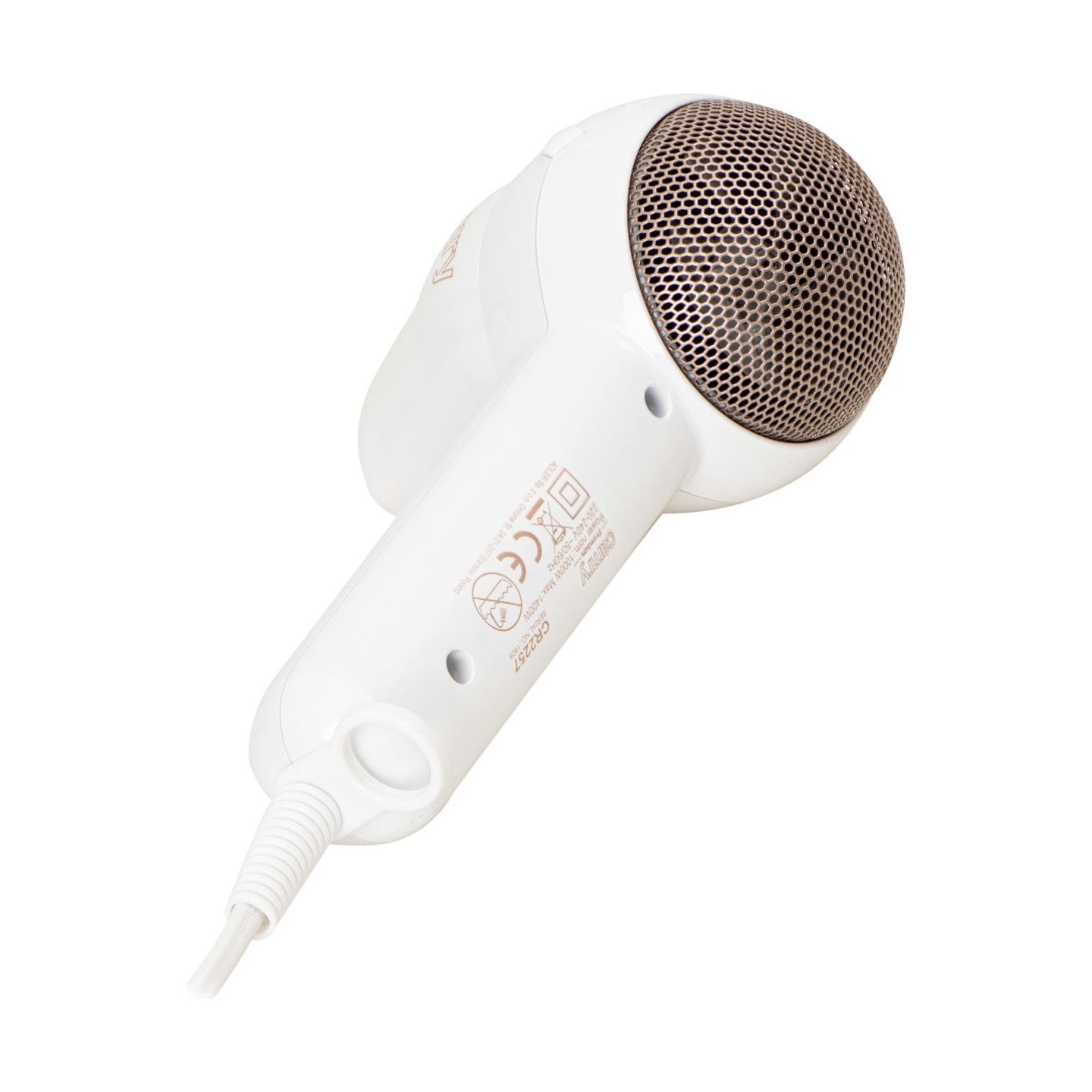Camry | Hair Dryer | CR 2257 | 1400 W | Number of temperature settings 1 | White