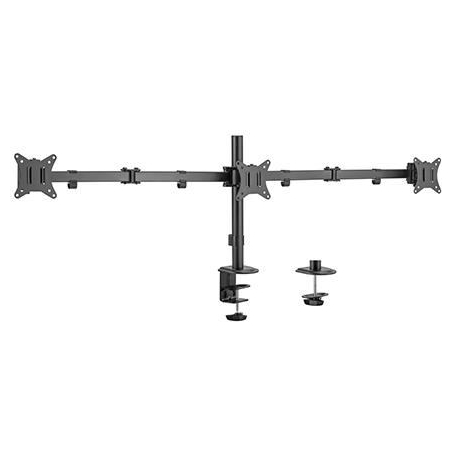Gembird Adjustable desk 3-display mount