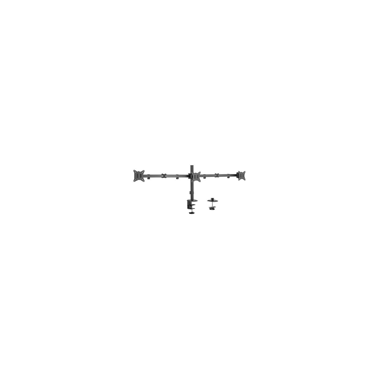 Gembird Adjustable desk 3-display mount