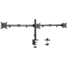 Gembird Adjustable desk 3-display mount