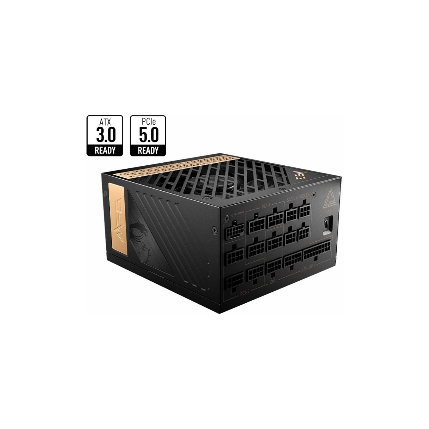 MSI Power Supply|MSI|MEG AI1300P PCIE5|ATX|PC|100 - 240 V|1300 W|MEGAI1300PPCIE5