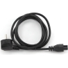 Gembird Power cord C5 VDE approved 1m