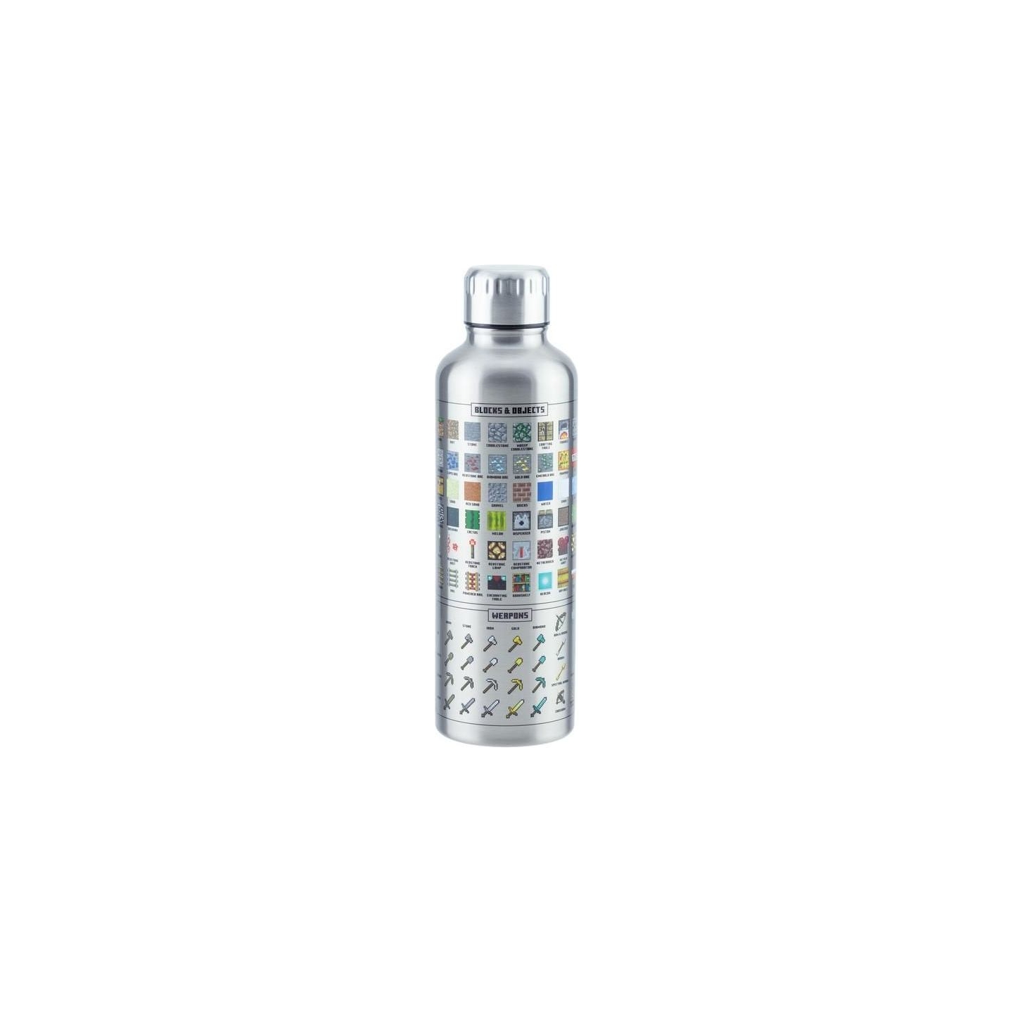 Paladone Minecraft Metal Water Bottle