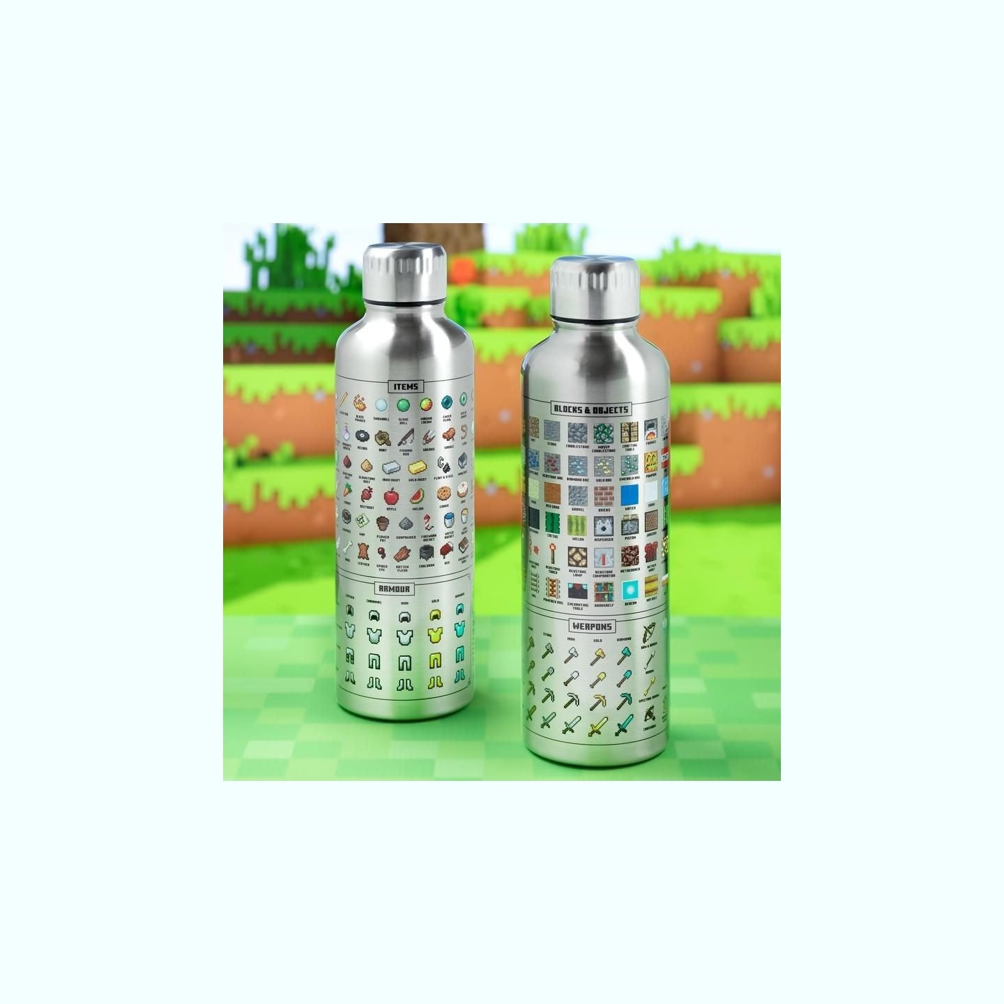 Paladone Minecraft Metal Water Bottle