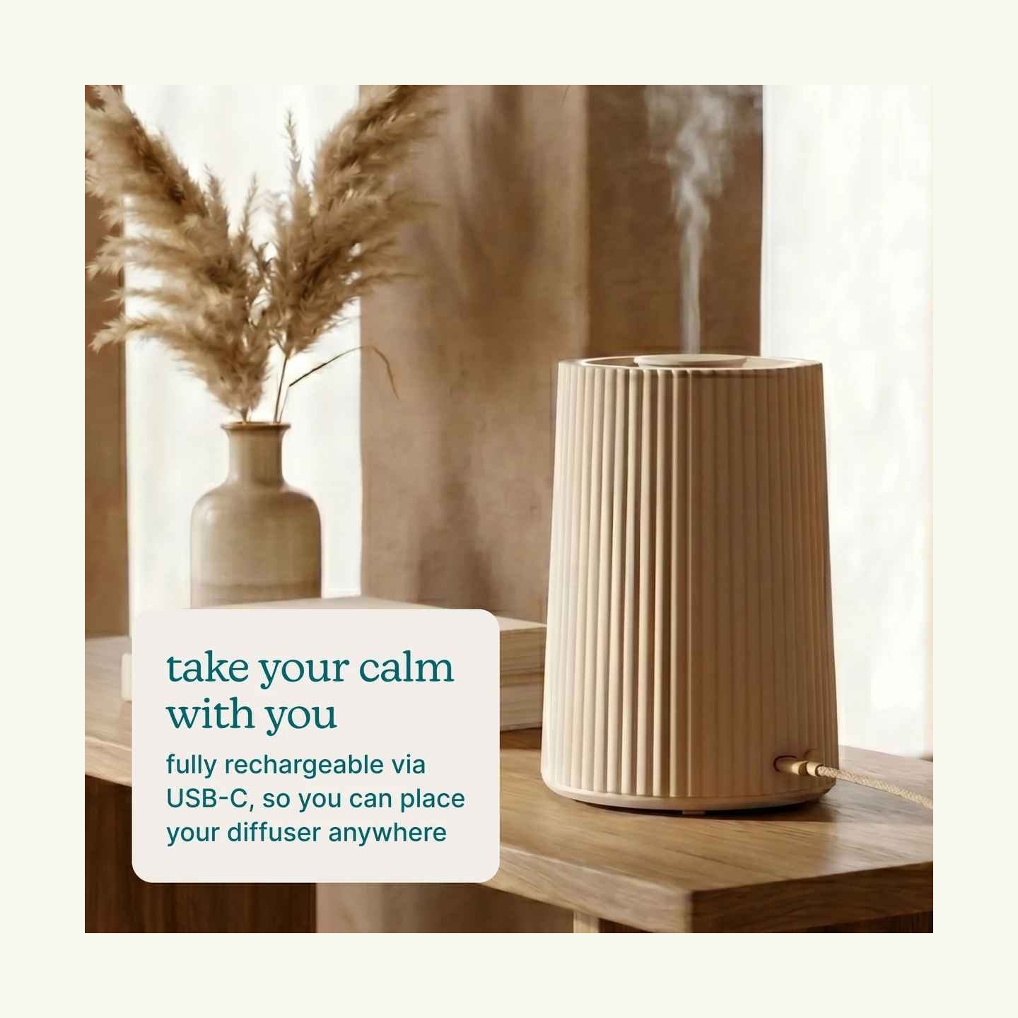 Homedics ARMH-671BG-WW SereneScent Flow Waterless Essential Oil Diffuser