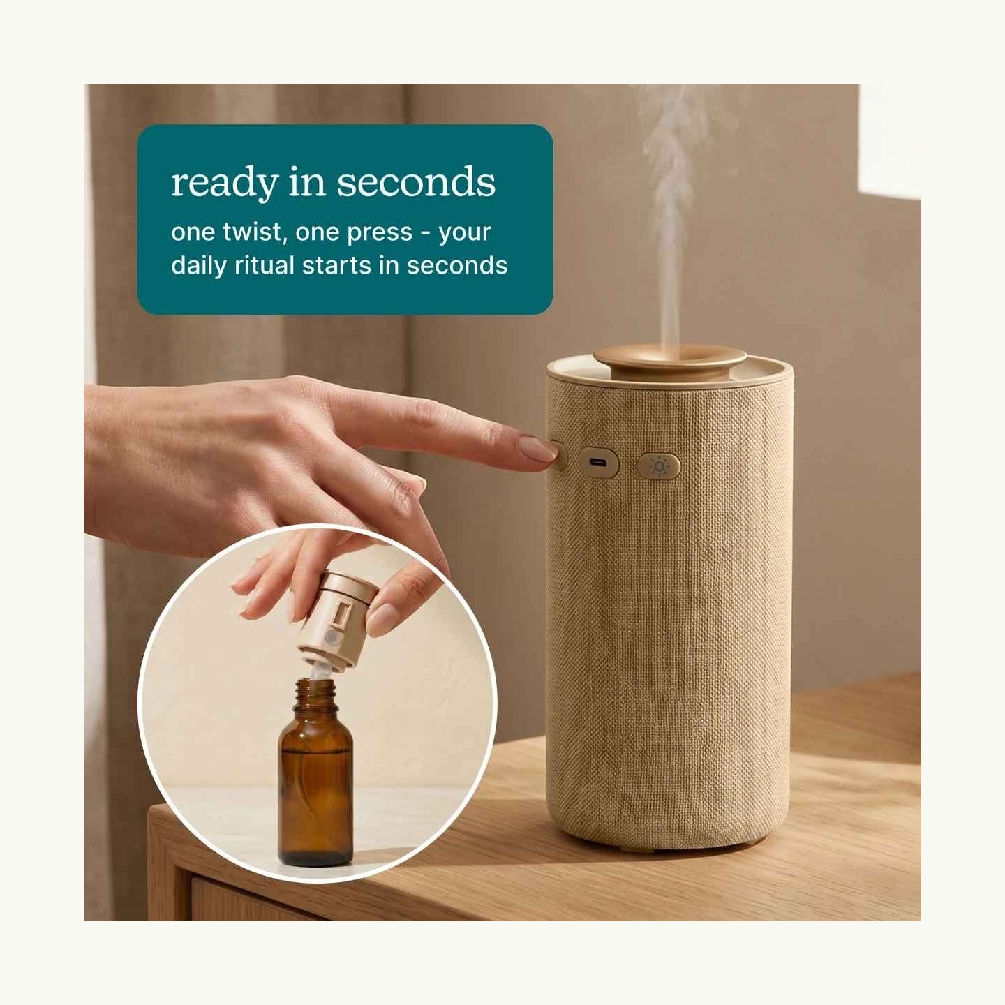 Homedics ARMH-800ST-WW Waterless Home Fragrance Diffuser