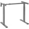 Maclean Height adjusted desk Frame, gray MC-790NG