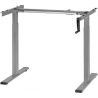 Maclean Height adjusted desk Frame, gray MC-790NG