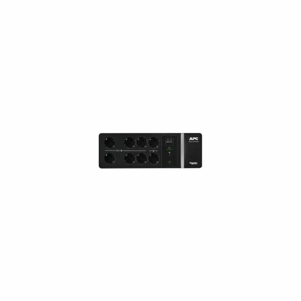 APC BACK-UPS, 500VA/300W FLOOR/WALL MOUNT, 230V, 8X CEE 7/3 SCHUKO OUTLETS, USB TYPE A PORT