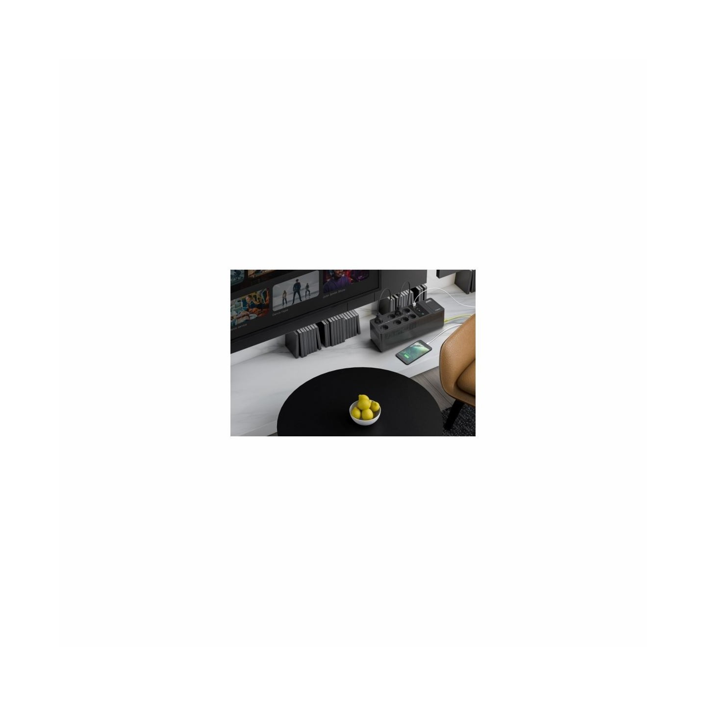 APC BACK-UPS, 500VA/300W FLOOR/WALL MOUNT, 230V, 8X CEE 7/3 SCHUKO OUTLETS, USB TYPE A PORT