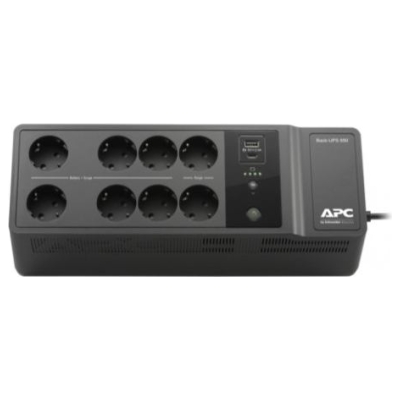 APC Back-UPS BE850G2-GR 850VA, 230V, USB Type-C and A charging ports, 8 Schuko CEE 7 outlets (2 surge)