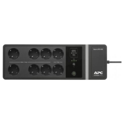 APC Back-UPS BE850G2-GR 850VA, 230V, USB Type-C and A charging ports, 8 Schuko CEE 7 outlets (2 surge)