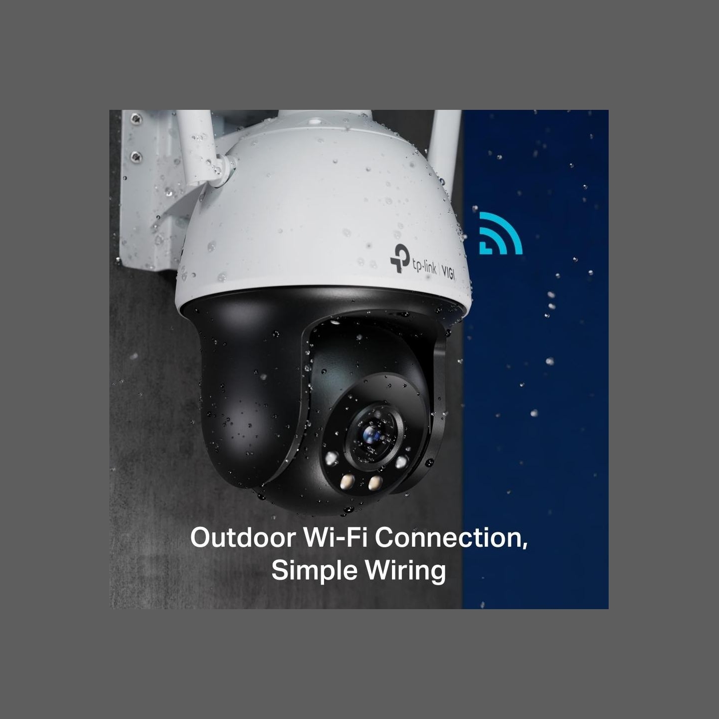 Tp-Link Camera Outdoor 4MP WiFi VIGI C540-W(4mm )