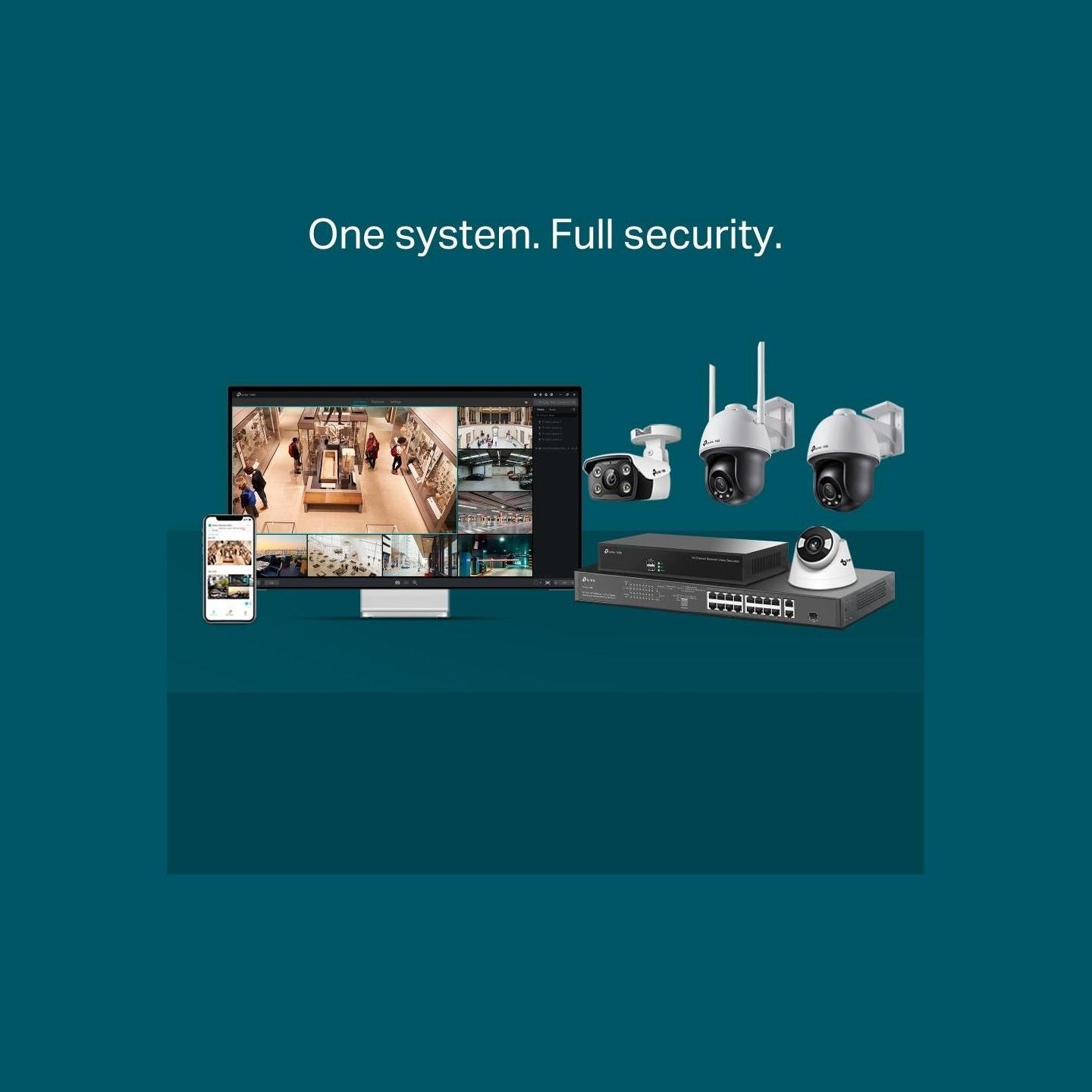 Tp-Link Camera Outdoor 4MP WiFi VIGI C540-W(4mm )