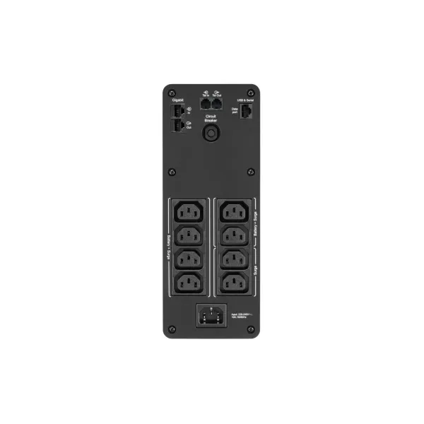 APC BACK UPS PRO BR 1200VA, SINEWAVE,8 OUTLETS, AVR, LCD INTERFACE